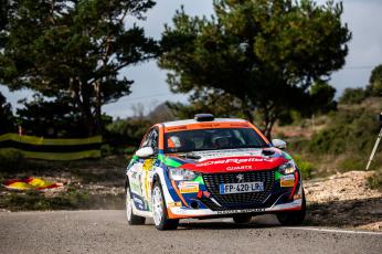 Alberto Monarri-Ángel Luis Vela (Peugeot 208 Rally4). RallyRACC 2021